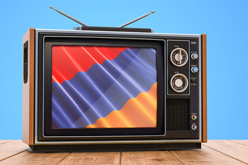 Armenian Television concept, 3D rendering