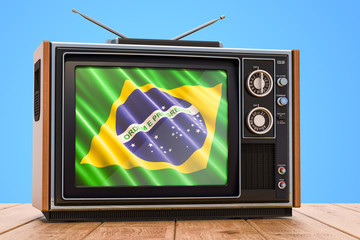 Brazilian Television concept, 3D rendering