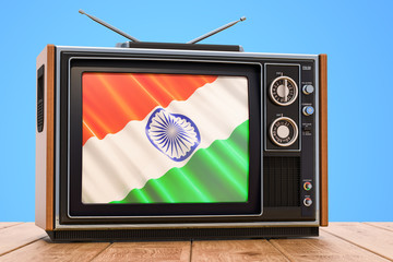 Indian Television concept, 3D rendering