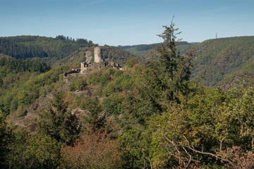 Fototapeta na wymiar Winneburg Castle, Cochem, Germany