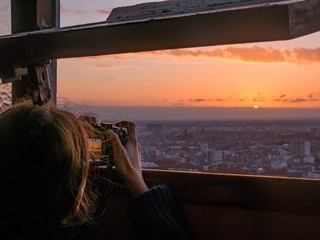 Coucher du soleil sur Toulouse 