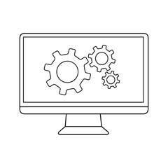 degraded line computer technology with gears process industry