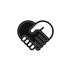 Heart handshake Icon