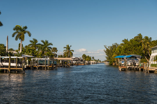 Southwest Florida, Pine Island, St. James City, boat trip through the Monroe Canal