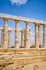 Fototapeta premium temple of poseidon in sounio