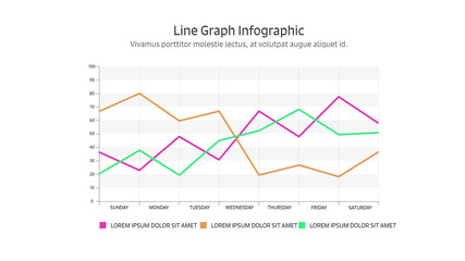 Line Graph Infographic