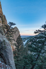 Sunset In Eldorado Canyon