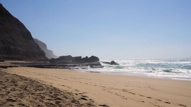 summer beach in protugal