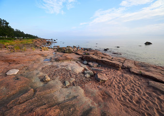 Sunny summer evening