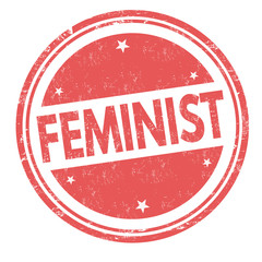 Feminist sign or stamp