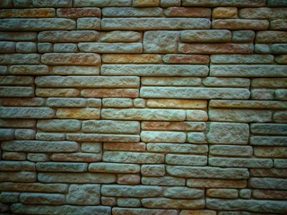 the vintage brick wall texture background
