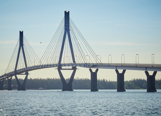 Replot Bridge on summer evening light
