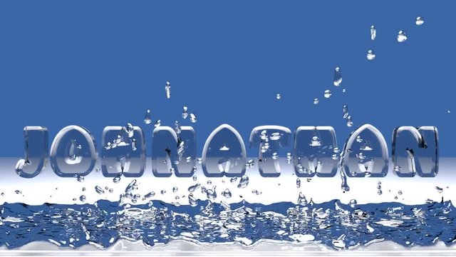 Johnathan Water Animation