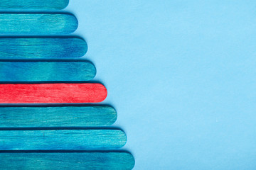 Stand Out From The Crowd And Different And Leadership Concept