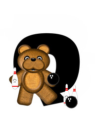 Alphabet Teddy Bowling Q