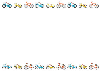 自転車入り背景画面・フレーム