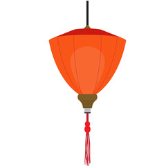 Isolated chinese lamp image. Vector illustration design