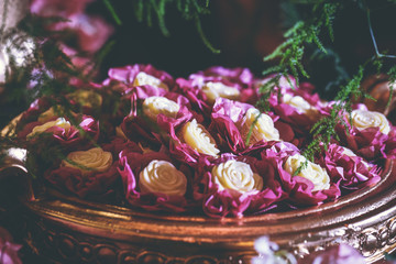 photos of wedding candy for brides