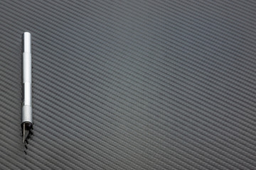 Surgical stainless steel metal scalpel isolated on Carbon 1