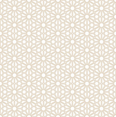 Seamless Geometric Pattern Based on Japanese Ornament Kumiko