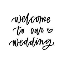 Welcome to our Wedding
