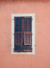 Fototapeta na wymiar Europe Old Window Shutters
