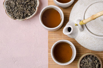 Traditional Asian tea ceremony.