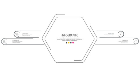 Infographic template can be used for workflow layout, diagram, annual report, web design