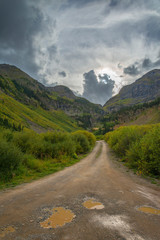 Dir Road Leading to the Mountains