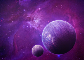 Distant Planet - Elements of this Image Furnished by NASA