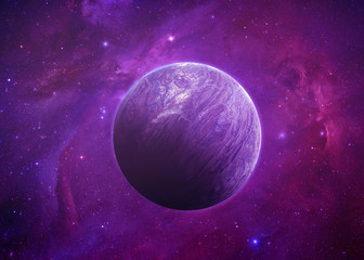 Distant Planet - Elements of this Image Furnished by NASA