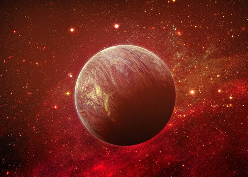 Alien World - Elements of this Image Furnished by NASA