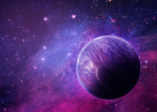 Alien World - Elements of this Image Furnished by NASA