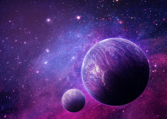 Fototapeta na wymiar Alien World - Elements of this Image Furnished by NASA