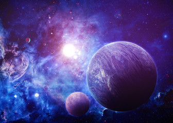 Alien World - Elements of this Image Furnished by NASA