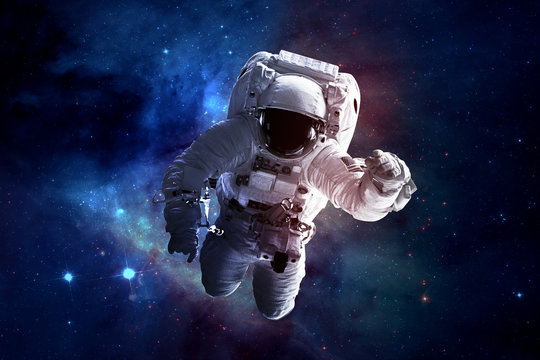 Astronaut Afloat - Elements of this Image Furnished by nASA