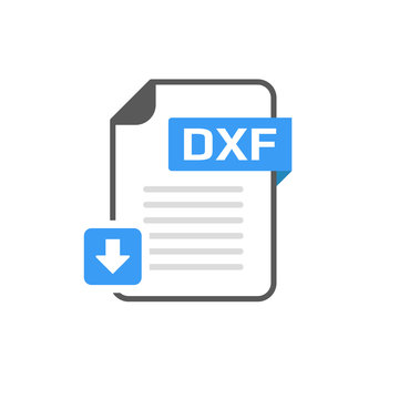 Download DXF file format, extension icon