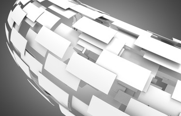 3d abstract background design. 3d illustration