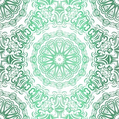 Floral Pattern, Green color Design. For Design background, paper, fashion print. Vector Illustration