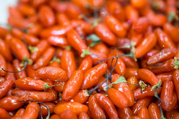 fresh goji berries