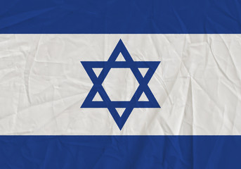 Israel grunge flag