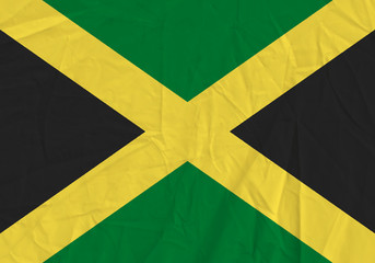 Jamaica grunge flag
