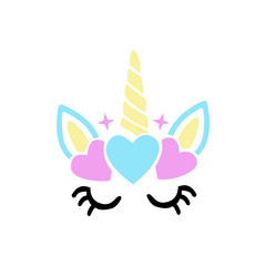 Sassy Unicorn SVG Unicorn Vector Design
