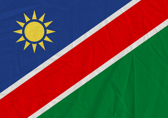 Namibia grunge flag