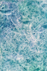 Light blue watercolor water abstract texture background pattern
