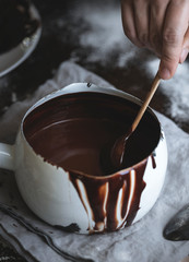 Ganache food photography recipe idea