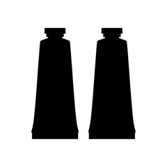 Closed paint tubes - Vector