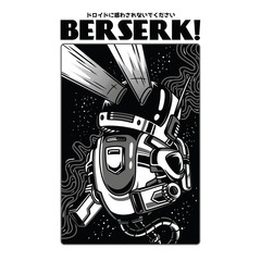 Berserk! Black and White Illustration
