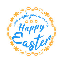 Happy Easter SVG Vector Design