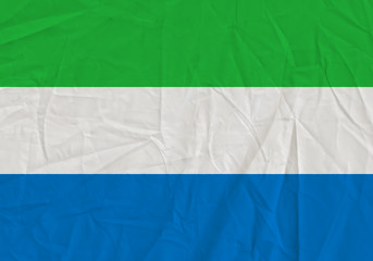sierra leone grunge flag